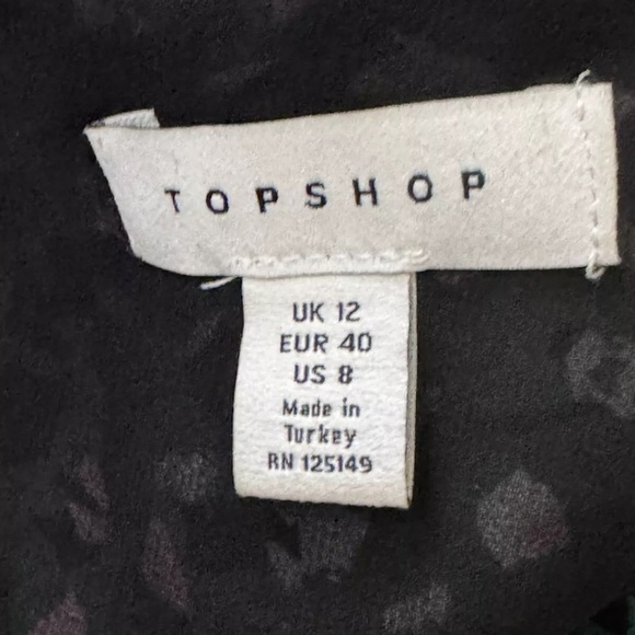 Topshop Dress Size 8 Pink Green Cutout Back Party Girly Wedding Guest Pretty EUC - Picture 8 of 10